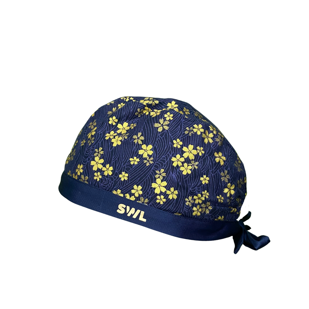 Cuffietta "Blue Flowers"