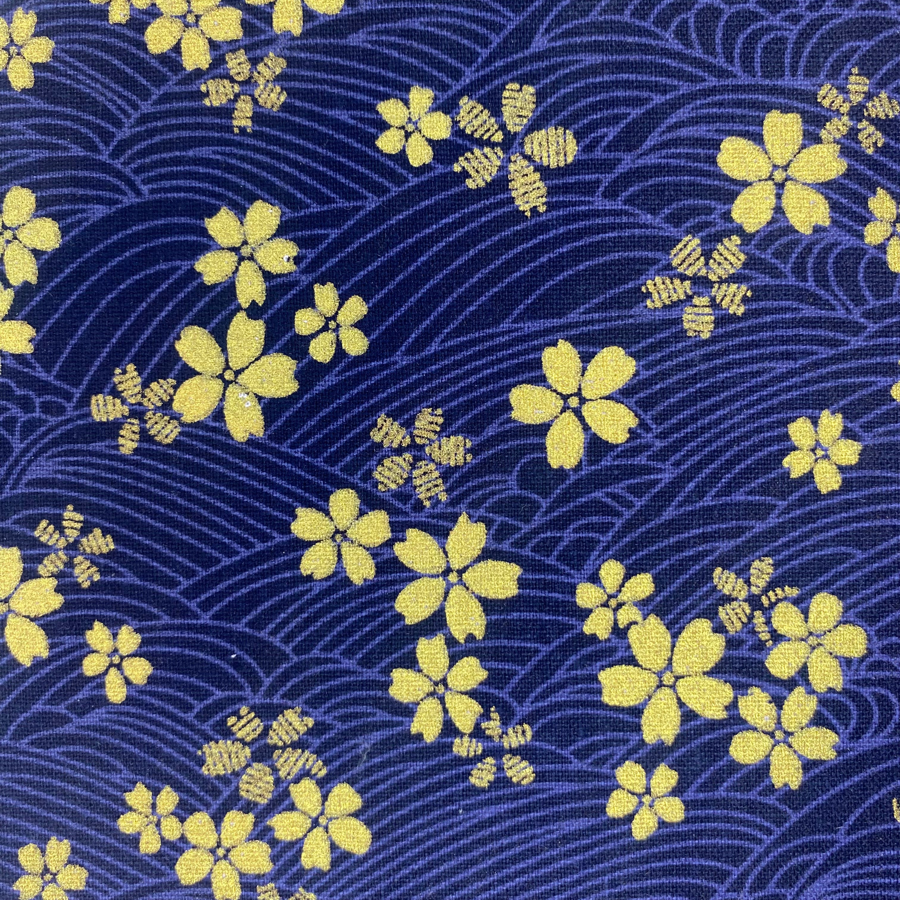 Cuffietta "Blue Flowers"